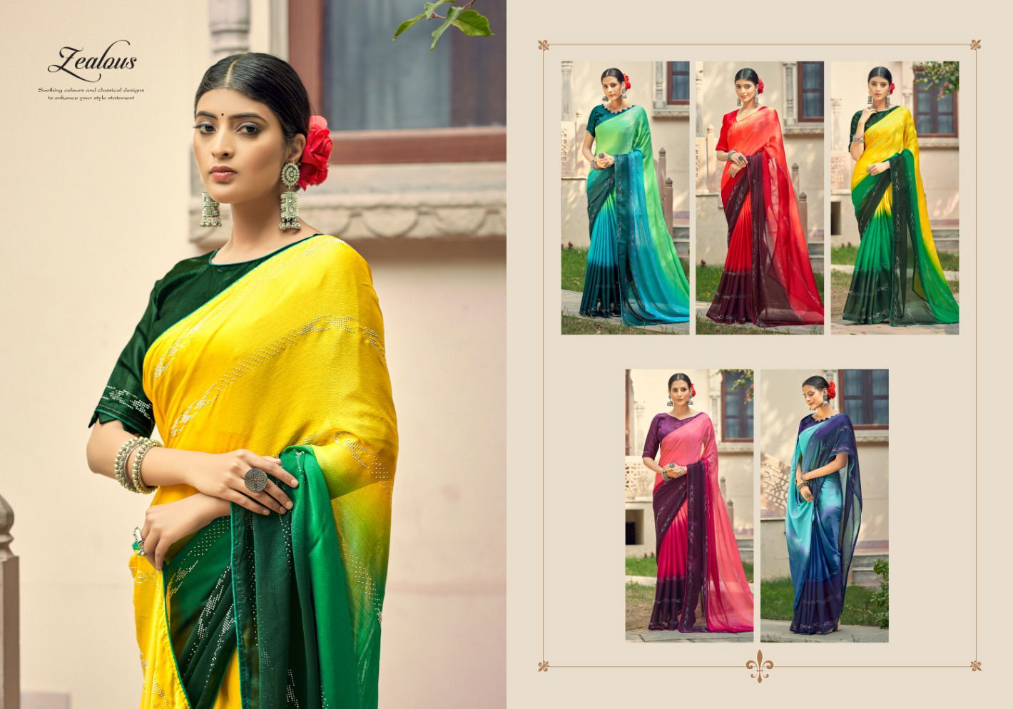 Ynf Shein Swarovski Daily Wear Sarees Catalog
